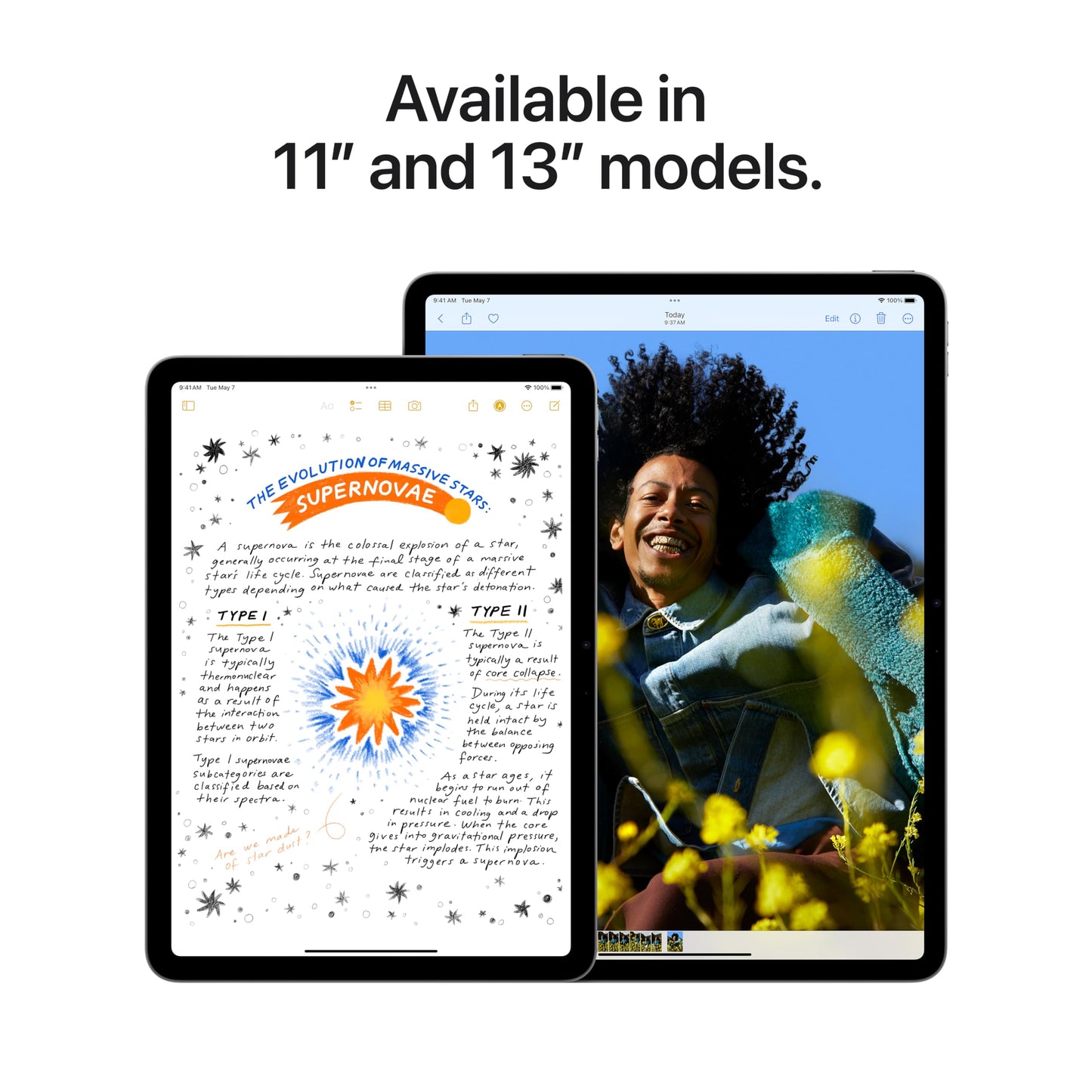 Apple iPad Air 11-inch (M2): Built for Apple Intelligence, Liquid Retina Display, 256GB, 12MP Front/Back Camera, Wi-Fi 6E, Touch ID, All-Day Battery Life — Purple