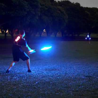 TOSY Flying Disc - 16 Million Color RGB or 36 LEDs, Extremely Bright, Smart Modes, Auto Light Up, Rechargeable, Easter, Birthday & Camping Gift for Men/Boys/Girls/Teens/Kids, 175g