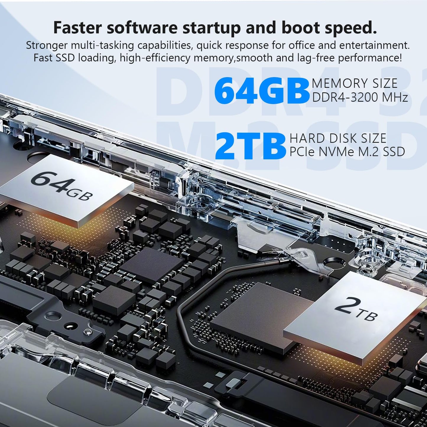 HP 2025 Updated 15.6" 255 G10 FHD Business Laptop, AMD Ryzen 7 7730U (64GB RAM | 2TB SSD), Numeric Keypad, Webcam, Windows 11 Pro, MS Office Pro, WiFi 6& Bluetooth with LTP Accessory Kit