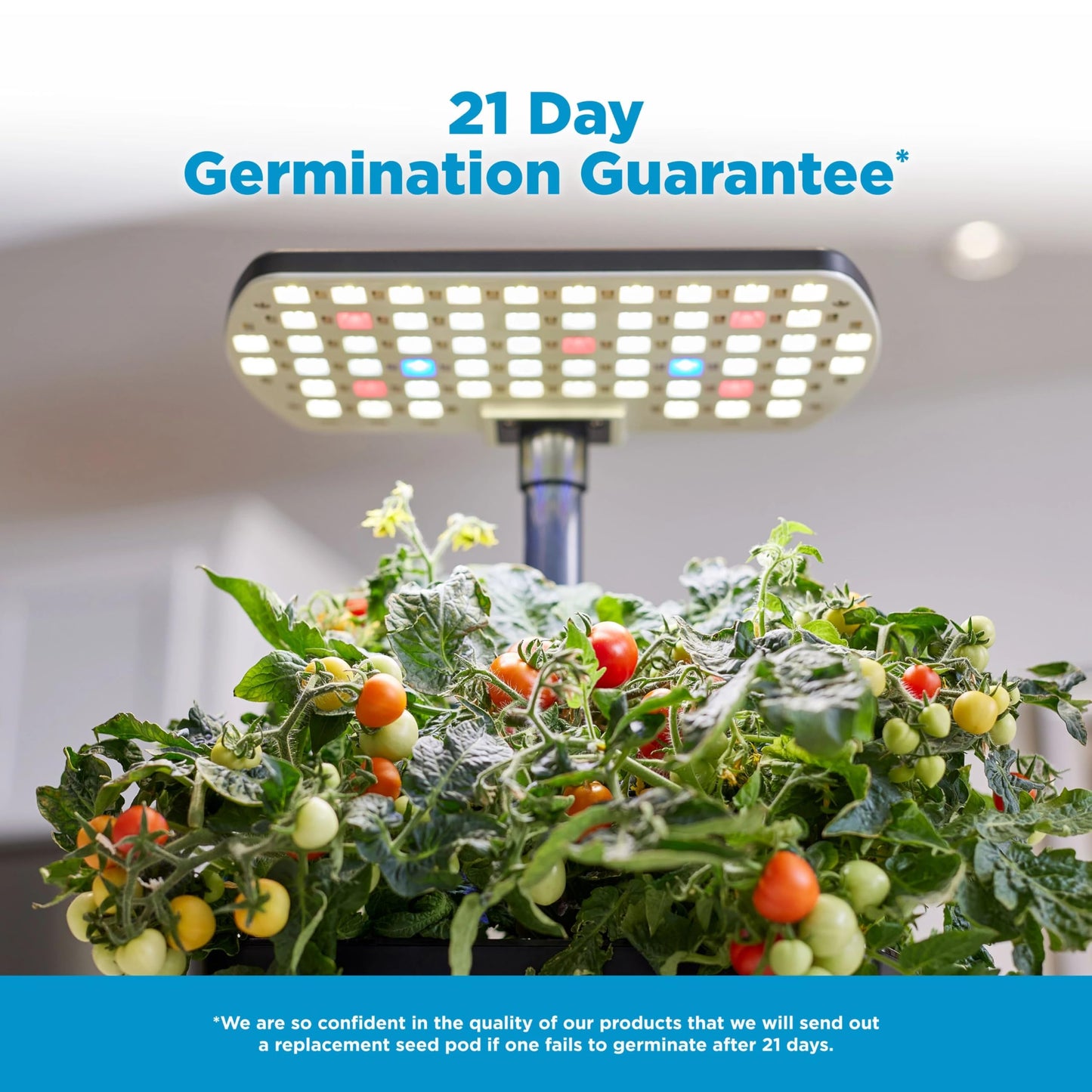 AeroGarden Harvest 2.0, Indoor Garden Hydroponic System with LED Grow Light, Holds up to 6 AeroGarden Pods, Black