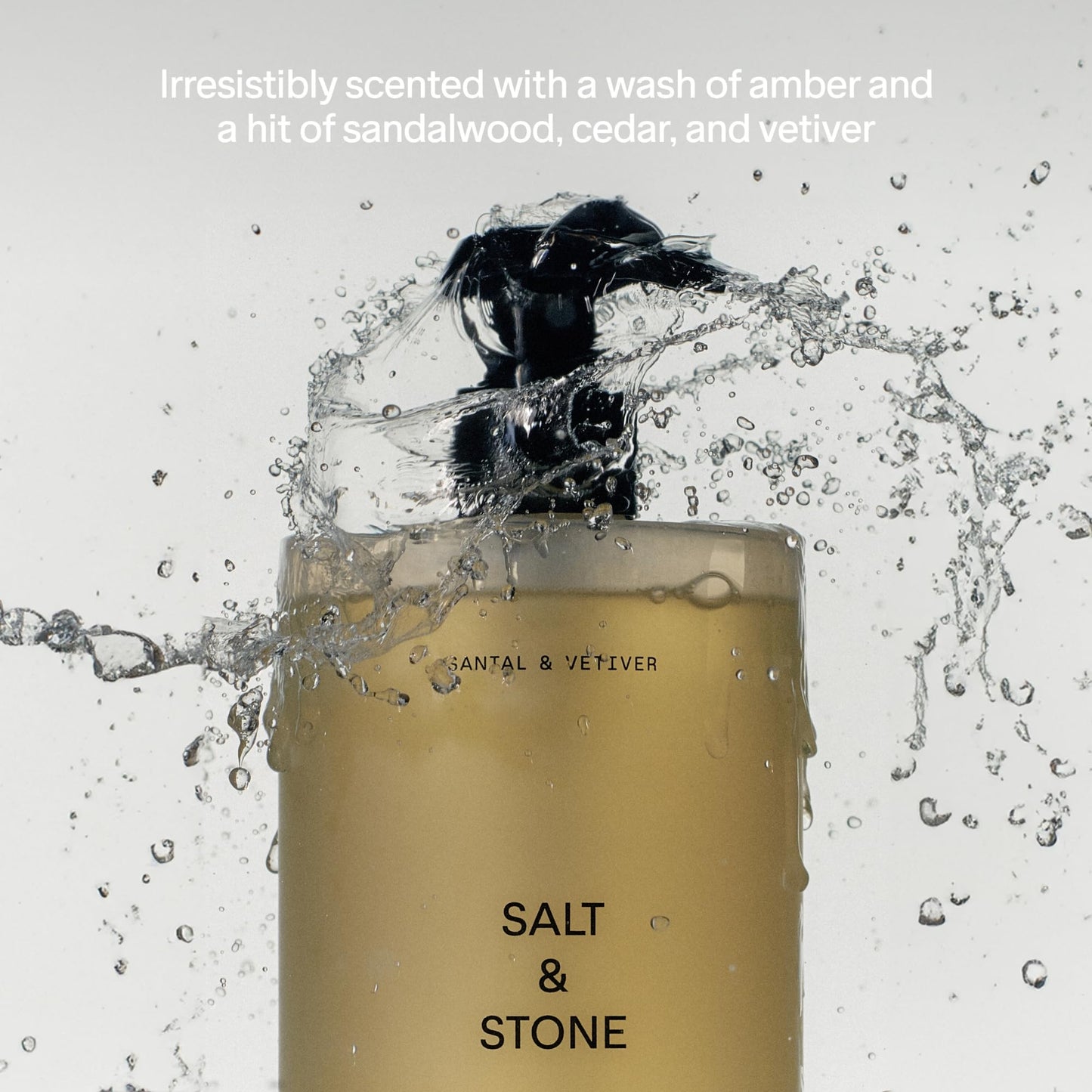 Salt & Stone Body Wash with Antioxidants for Deep Moisture | For Women & Men, Sulfate, Paraben, & Dye Free, Leaving Skin Soft and Hydrated - 15.2 fl oz