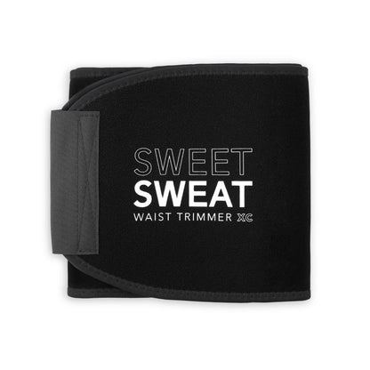 Sweet Sweat Waist Trimmer 'Xtra-Coverage' Belt | Premium Waist Trainer with More Torso Coverage for a Better Sweat! (Medium)