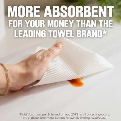 Scott Paper Towels, Choose-A-Sheet, 6 Double Rolls = 12 Regular Rolls (100 Sheets Per Roll)