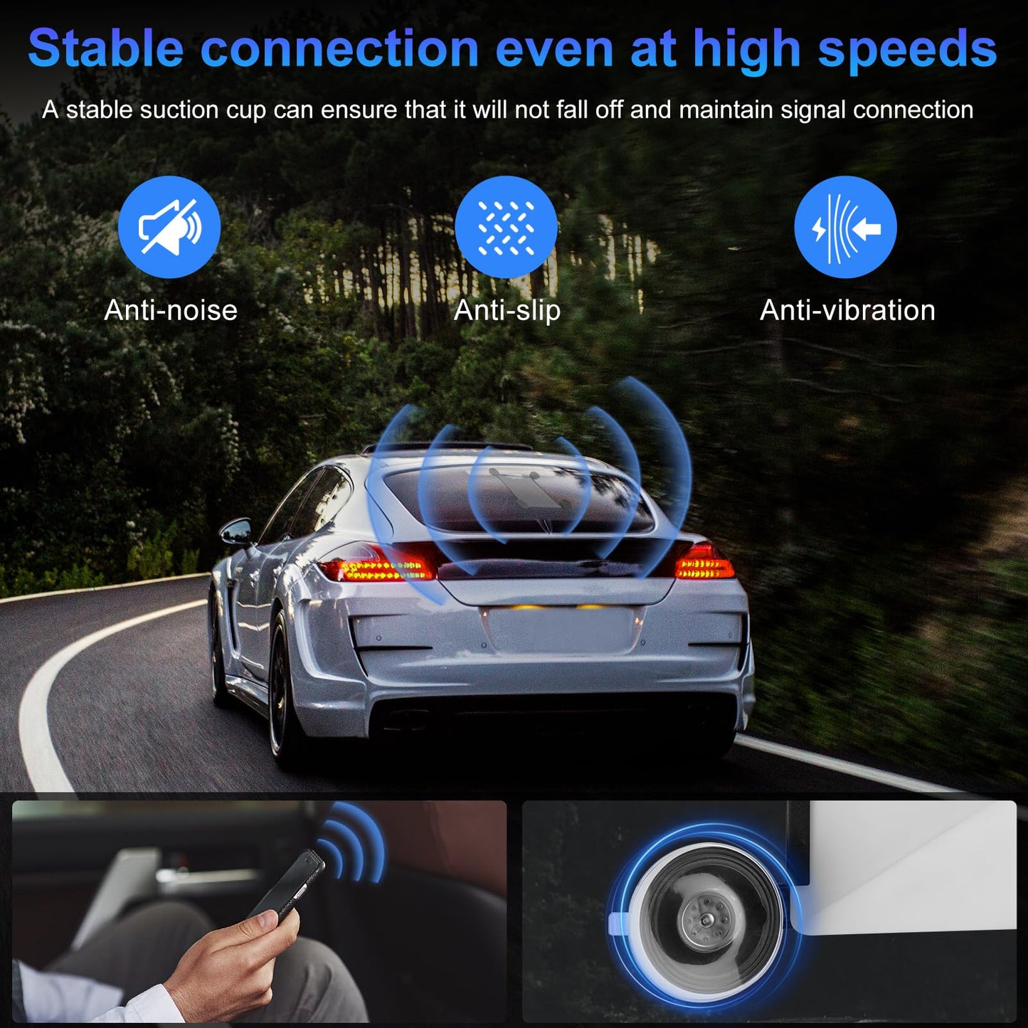 Starlink Mini Suction Cup Mount for Car Sunroofs or Windows – Secure Satellite Mounting Kit with Strong Grip for RVs, Boats and Road Trips – Stable Signal Guaranteed,1pcs