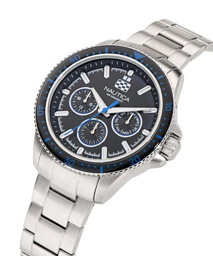 Nautica NCT Windrose Stainless Steel Bracelet Watch
