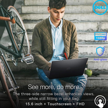 Dell Inspiron 15.6" FHD Touchscreen Laptop, 13th Gen Intel Core i5 (Beat i7-1250U), 12GB RAM, 768GB Storage (256GB PCIe SSD + 512GB External), Anti-Glare, Win 11 with MS Office, Long Battery Life