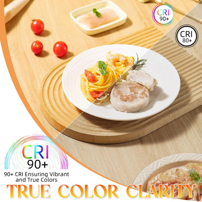 GvvooHome 40 watt Candelabra Light Bulbs, Chandelier Light Bulbs Non-Dimmable E12 LED Bulb, 2200K Amber Warm, B10 Candle Light Bulbs, 90+CRI, 400LM, Amber Glass Finish, 6 Pack