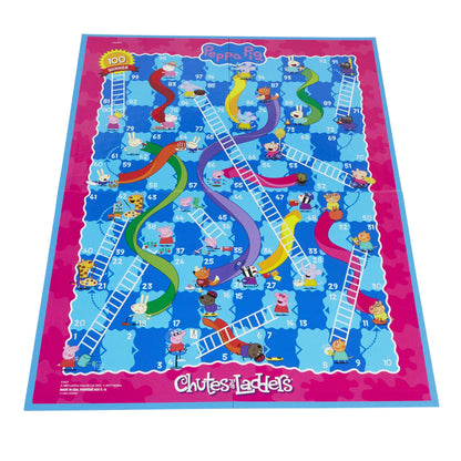 Hasbro Gaming Chutes and Ladders: Peppa Pig Edition Board Game for Kids Ages 3 and Up, Preschool Games for 2-4 Players