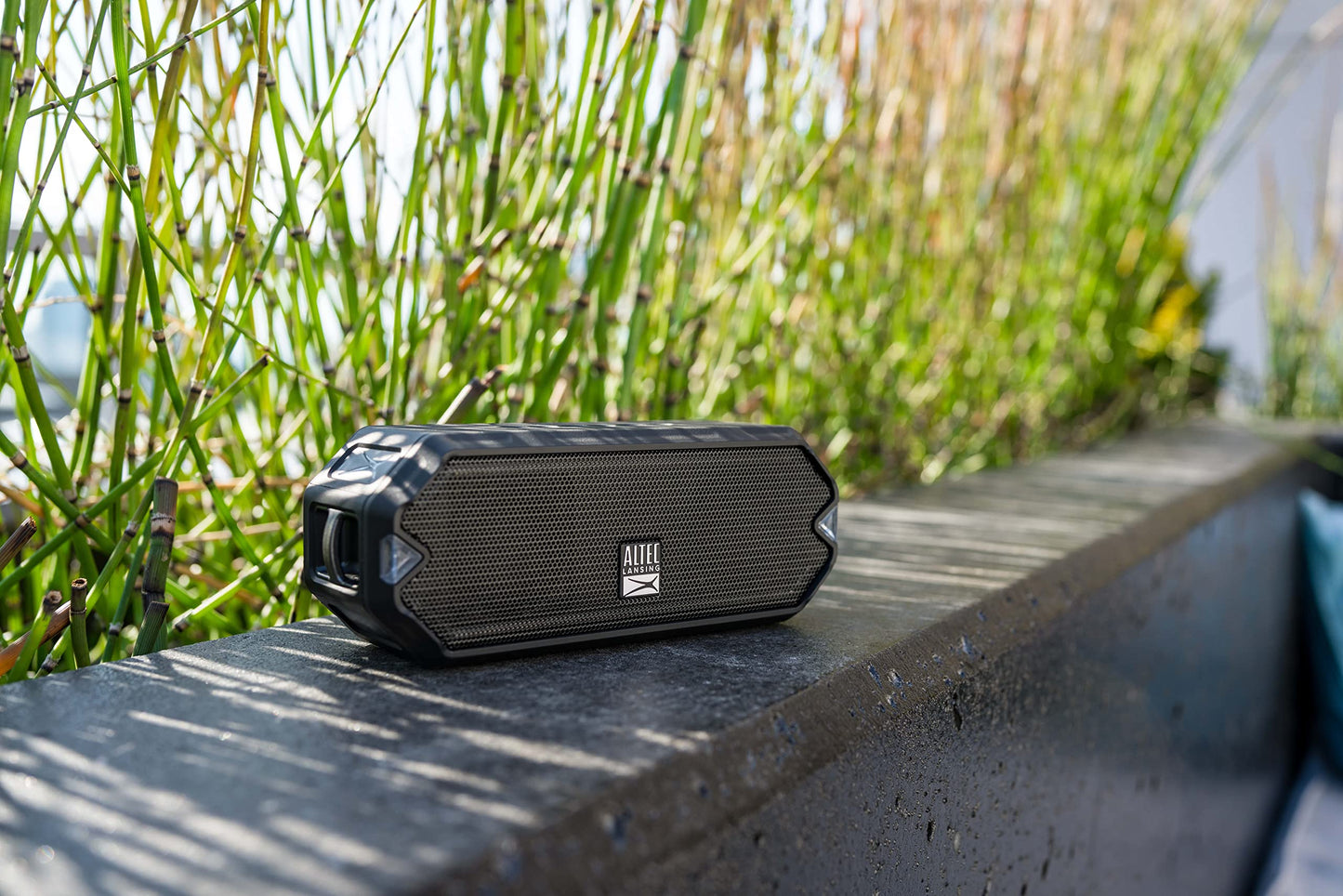 Altec Lansing - HydraJolt Wireless Bluetooth Speaker, Waterproof Portable Speakers with Built in Phone Charger and Lights, Everything Proof Outdoor, Shockproof, Snowproof, 16 Hours Playtime