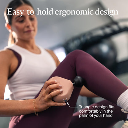 TheraGun Mini (3rd Generation) by Therabody – Ultra-Portable Massage Gun and Travel Essential for Fast, Effective Pain and Tension Relief Anywhere (Desert Rose)