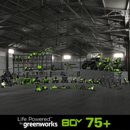 Greenworks 80V (75+ Compatible Tools) 12” Brushless Cordless Snow Shovel, 2.0Ah Battery and Charger Included