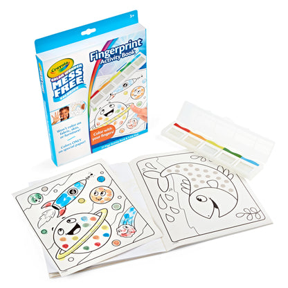 Crayola Color Wonder Mess Free Fingerprint Ink Painting Activity Set, Toddler Finger Painting Alternative, Stocking Stuffers for Kids, Holiday Gifts