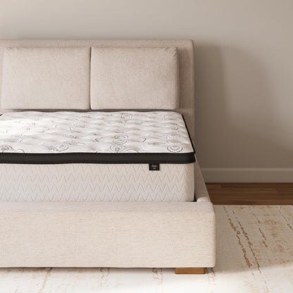 Signature Design by Ashley King Size Chime 12 Inch Medium Firm Hybrid Mattress with Cooling Gel Memory Foam for Pressure Relief