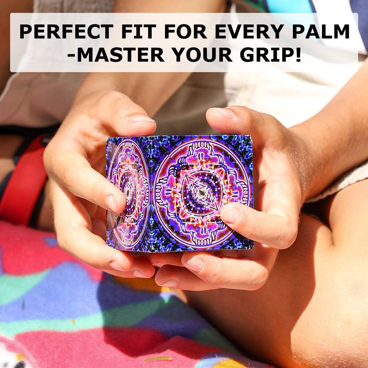 Shashibo Shape Shifting Box - Award-Winning STEM Fidget Toy with Strong Magnets - Fidget Cube Transforms Into 100+ Shapes, Christmas Stocking Stuffers Gift for Kids, Teens, and Adults (Chaos)