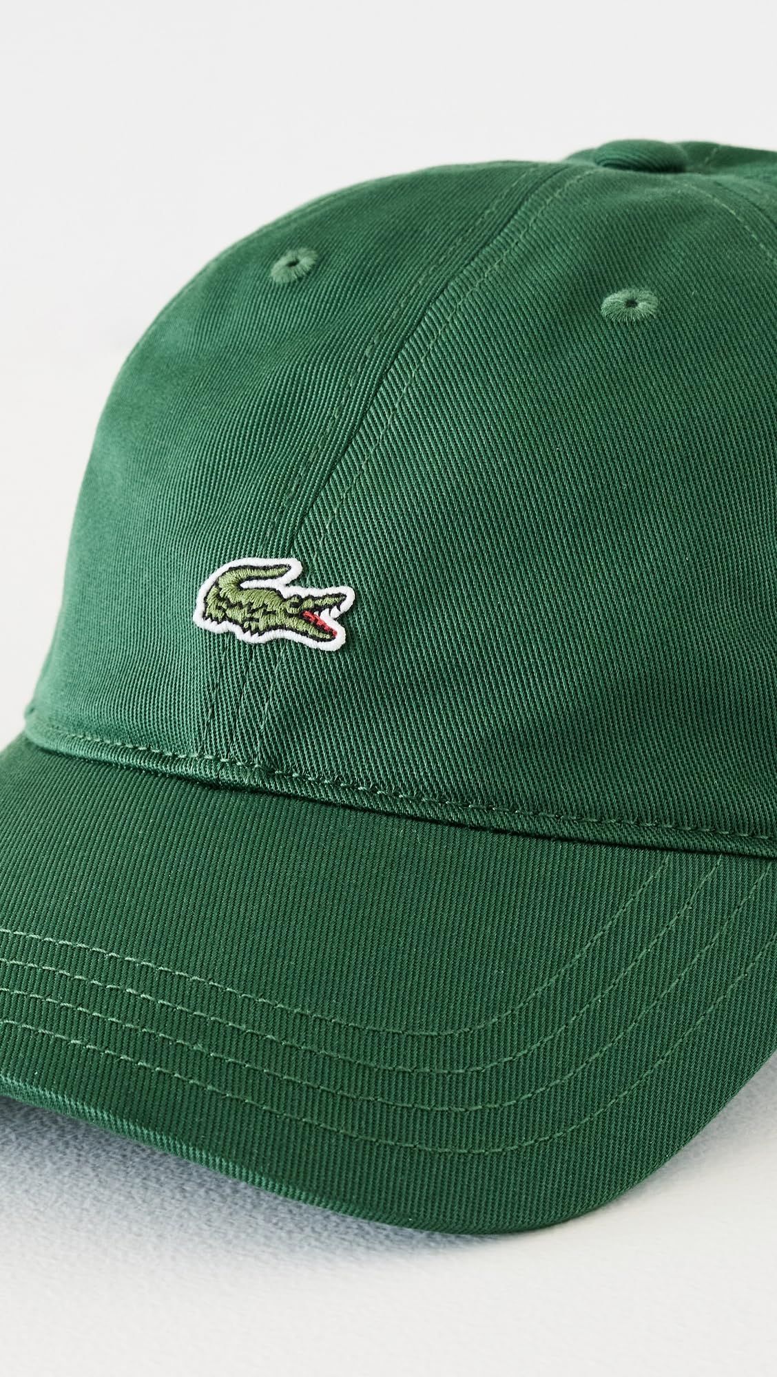 Lacoste Unisex Organic Cotton Twill Cap, Marine, One Size