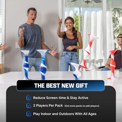 Popdarts PRO Pack Game Set (Pink & Gray) - Indoor, Outdoor Suction Cup Throwing Game - Competition with a POP