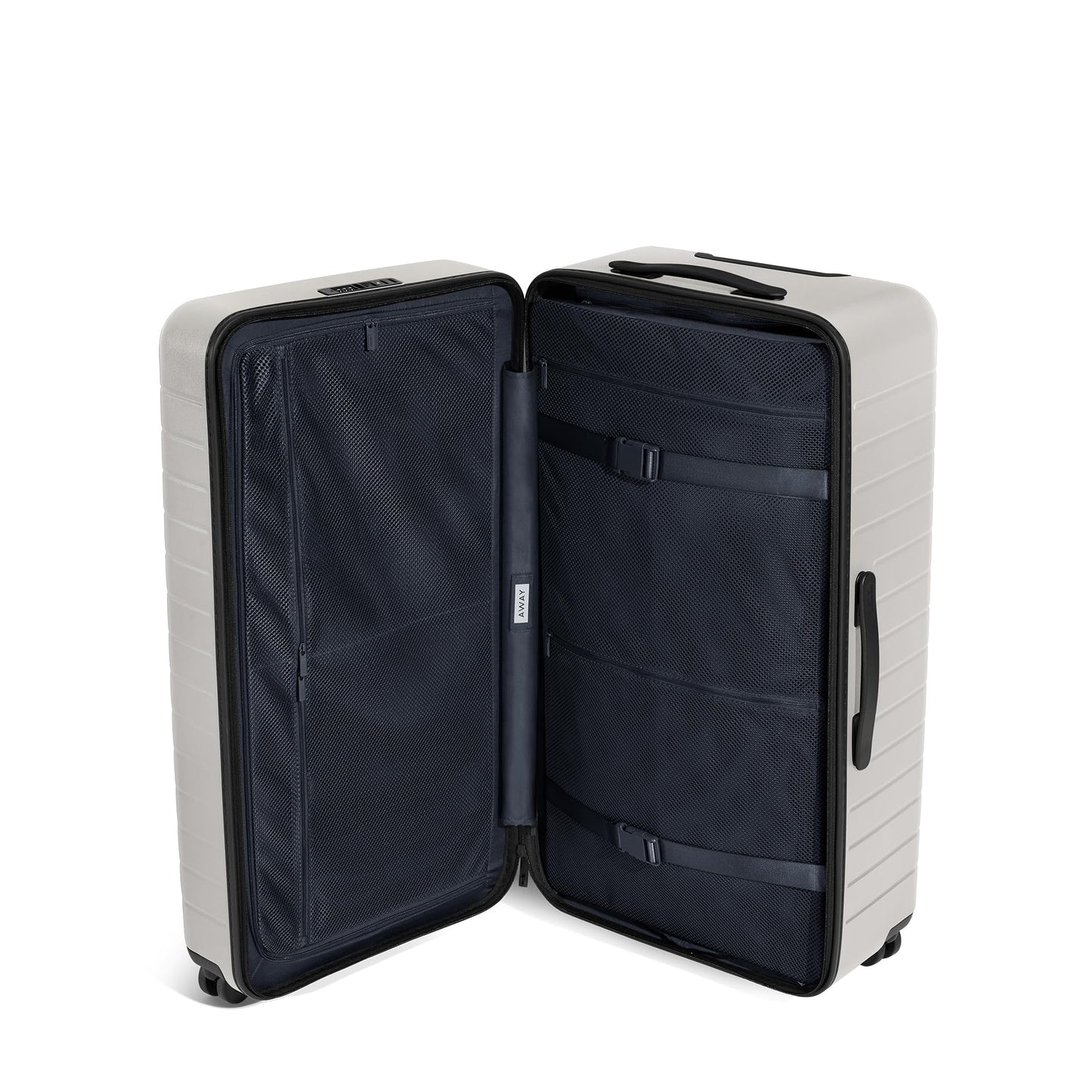 Away Large Trunk Luggage, 31 Inch Hardside Suitcase with Spinner Wheels, Lightweight & Durable, TSA Lock, Ideal for Long Trips, Cloud Gray