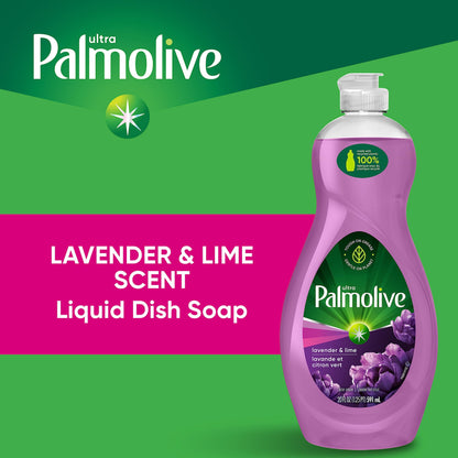 Palmolive Ultra Experientials Liquid Dish Soap, Lavender & Lime Scent, 20 Fl Oz (Pack of 1)