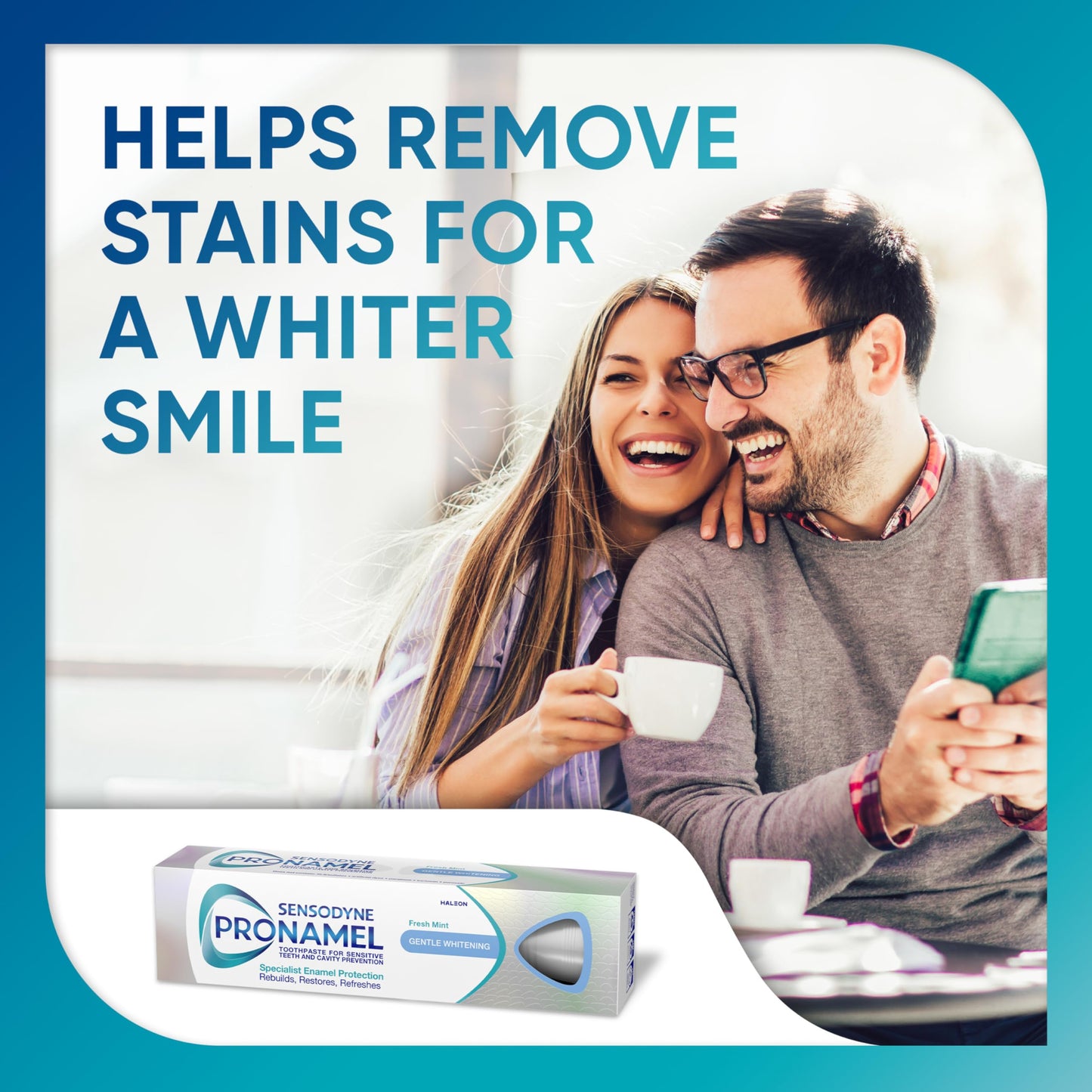 Sensodyne Pronamel Gentle Teeth Whitening Enamel Toothpaste for Sensitive Teeth, to Reharden and Strengthen Enamel, Amazon Exclusive, Fresh Mint - 4 Ounces (Pack of 4)