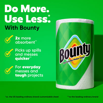 Bounty Select-A-Size Paper Towels, Prints, 2 Triple Rolls = 6 Regular Rolls