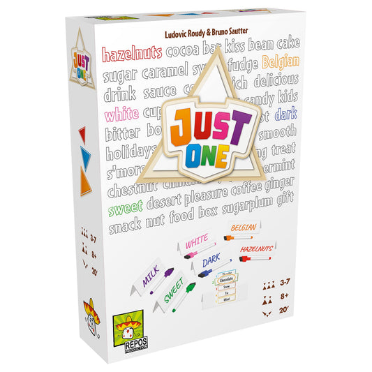 Just One Cooperative Family Board Game by Repos Production - Ages 8+, 3-7 Players, 20 Min Playtime