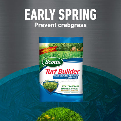 Scotts Turf Builder 4-Bag Lawn Care Bundle for Small Lawns with Halts Crabgrass Preventer, Weed & Feed5, SummerGuard and WinterGuard