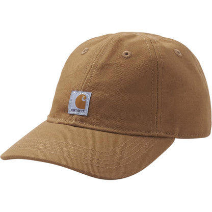 Carhartt unisex baby Hat Baseball Cap, Carhartt Brown, 0-18 Months US