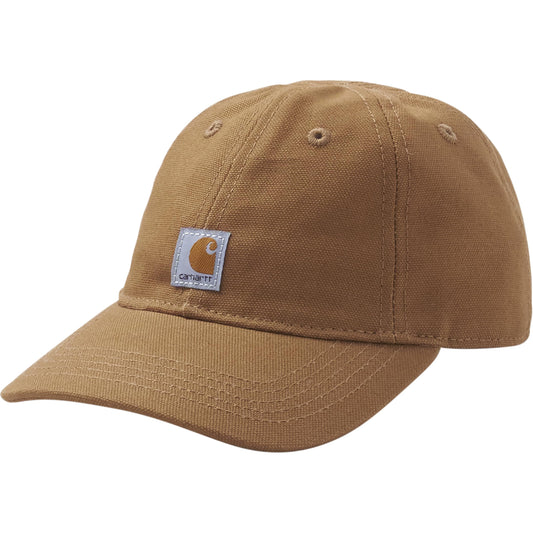 Carhartt unisex baby Hat Baseball Cap, Carhartt Brown, 0-18 Months US