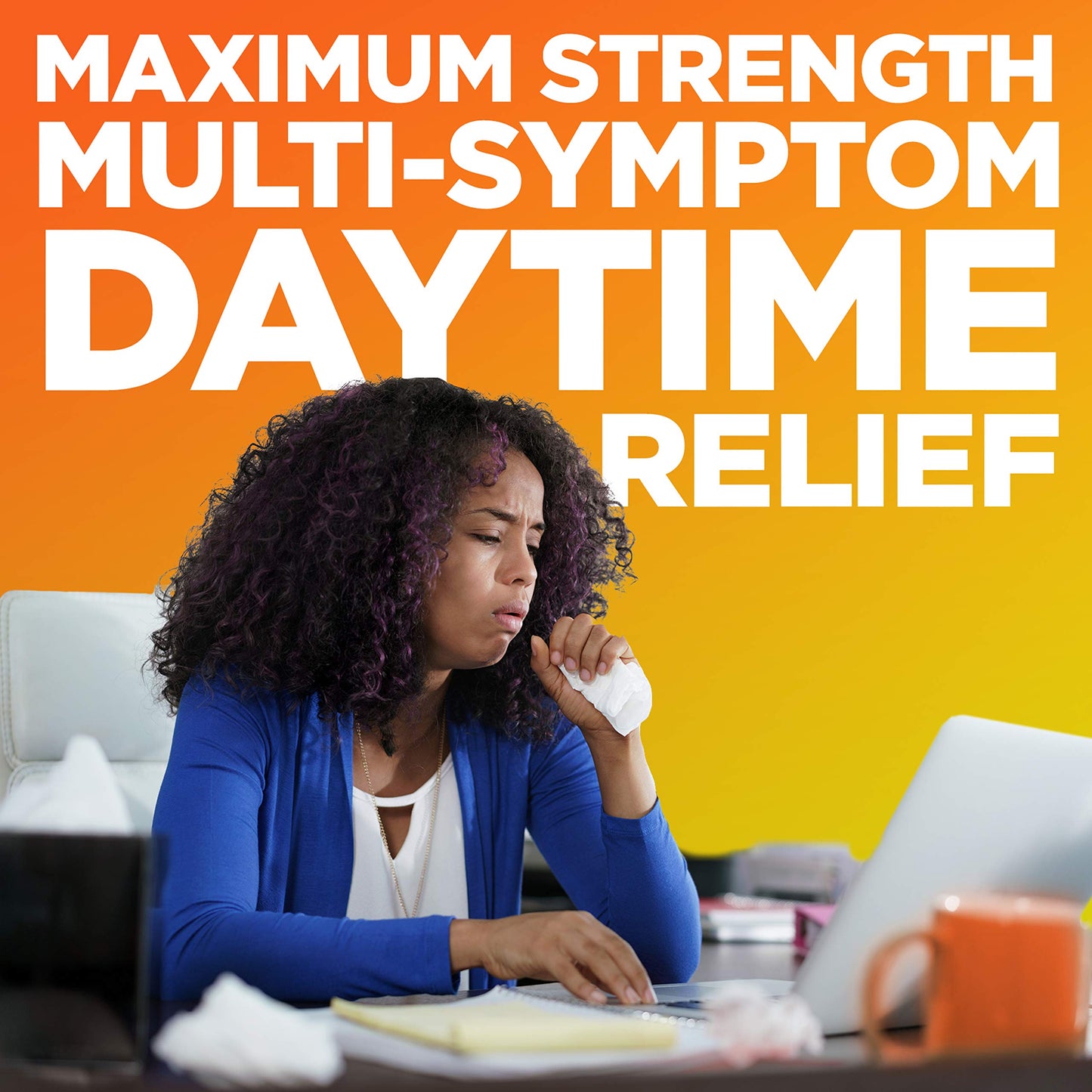 Amazon Basic Care Vapor Ice Day and Night Severe Cold and Flu Relief Caplets, Maximum Strength Medicine, Combo Pack, 48 Count