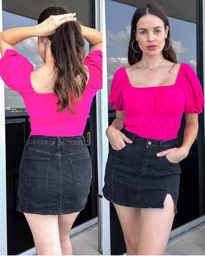 luvamia Skorts Skirts for Women Denim Mini Skirt Side Slit with High Waisted Jean Shorts Stretchy Black Skirt High Waisted Jean Shorts Denim Skorts Skirts for Women Casual Soft Black Size X-Small