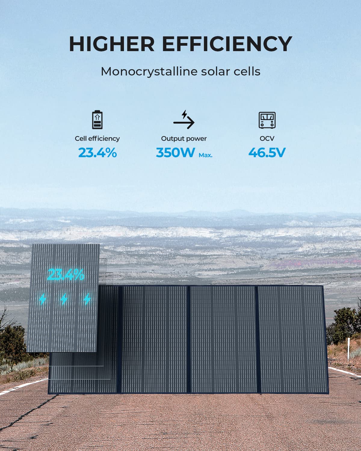 BLUETTI Solar Generator AC200MAX with 2 350W Solar Panel Included, 2048Wh Portable Power Station w/ 4 2200W AC Outlets, LiFePO4 Battery Pack, Expandable to 8192Wh for Home Backup, Road Trip, Off Grid