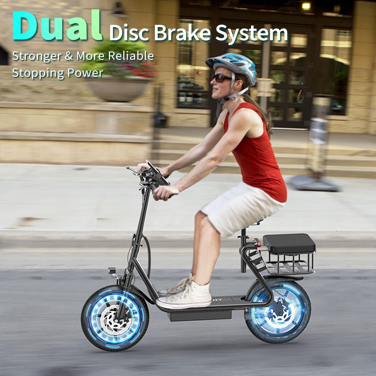 Electric Scooter for Adults, 8.5/10/14" Tires, 19/22Mph, 350W/500W Motor, 21-28 Miles Range, Folding E-Scooter with Dual Suspension,APP(V1/SPRO/MAX/PRO/X1/X1PRO)