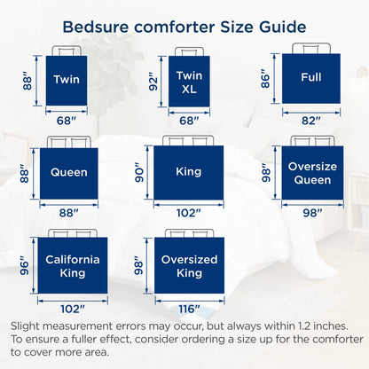 Bedsure Comforter Duvet Insert - Quilted Comforters Queen Size, All Season Duvet, GentleSoft Down Alternative Bedding, with 8 Tabs, Gifts for Women/Men, White, Queen 88 x 88 Inches