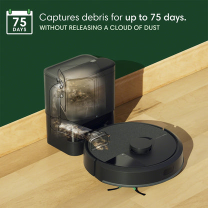 iRobot Roomba 104 Combo Robot Vacuum & Mop with AutoEmpty Dock - Amazon Exclusive, Self-Empties for 75 Days, Intense Power-Lifting Suction, LiDAR, Multi-Cleaning Modes, Avoids Mopping Carpet