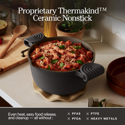 Our Place Perfect Pot, 6.5 Qt Nonstick Ceramic Pot & Dutch Oven with Lid