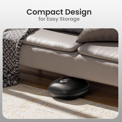 RENPHO Foot Massager Machine with Heat [2025 Upgraded], FSA HSA Eligible, Foot Massager for Plantar Fasciitis, 3 Heat Levels, Mothers Day Gifts for Women Mom Dad, Wireless Control, True Foot Massage