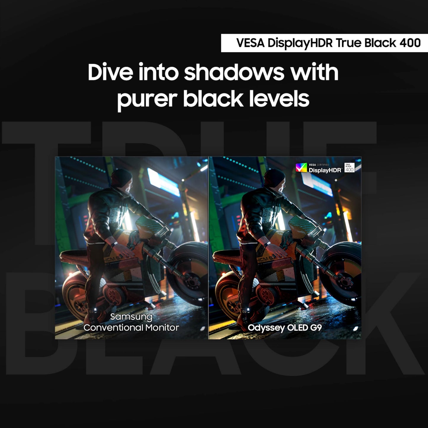 Samsung 49" Odyssey OLED G9 (G91SD) Dual QHD QD-OLED G-Sync Compatible Curved Gaming Monitor, 144Hz, 0.03ms, AMD FreeSync Premium Pro, Ergonomic Stand, 3 Year Warranty, LS49DG910SNXZA, 2024