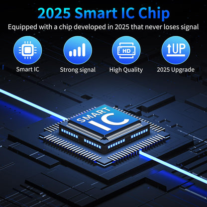 2025 TV Antenna for Local Channels,TV Antenna Outdoor 999+ Miles Long Range, Indoor/Outdoor TV Antenna for Smart TV, 16.5ft Cable HD Antenna Supports 4K 8K,1080p. (Black)