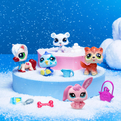 Littlest Pet Shop - Winter Besties Collector Set - LPS Gen 7, Authentic Mystery Figures, Surprise Collectible Kidult Toy, Girls, Boys, Kids, Tweens Ages 4+