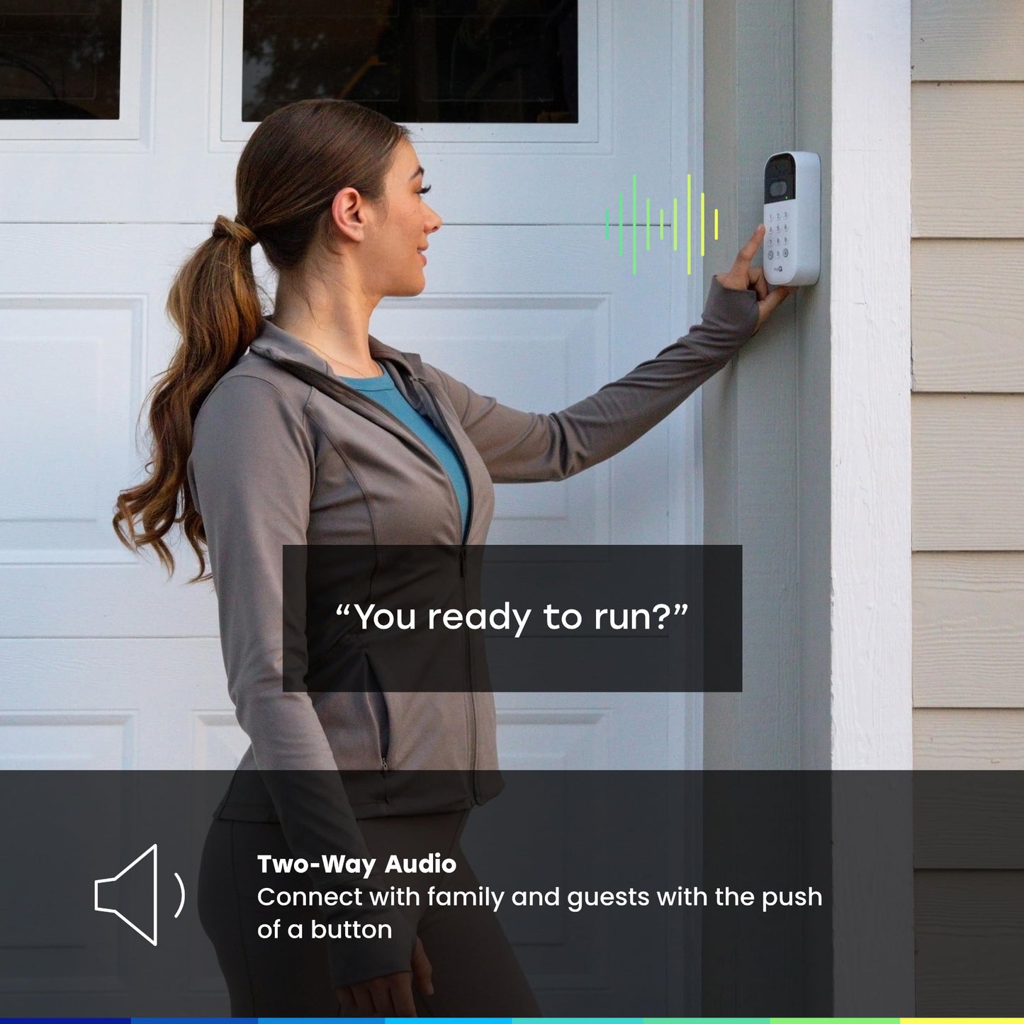 myQ Smart Garage Door Video Keypad with Wide-Angle Camera,Customizable PIN Codes,and Smartphone Control–Take Charge of Your Garage Access Works with Chamberlain, LiftMaster and Craftsman openers,White