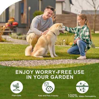 Teexpert 1 Gallon Rock Glue for Landscaping – Strong Pea Gravel Binder & Stone Adhesive for Walkways, Yards, Patios, and Decorative Driveway Edges
