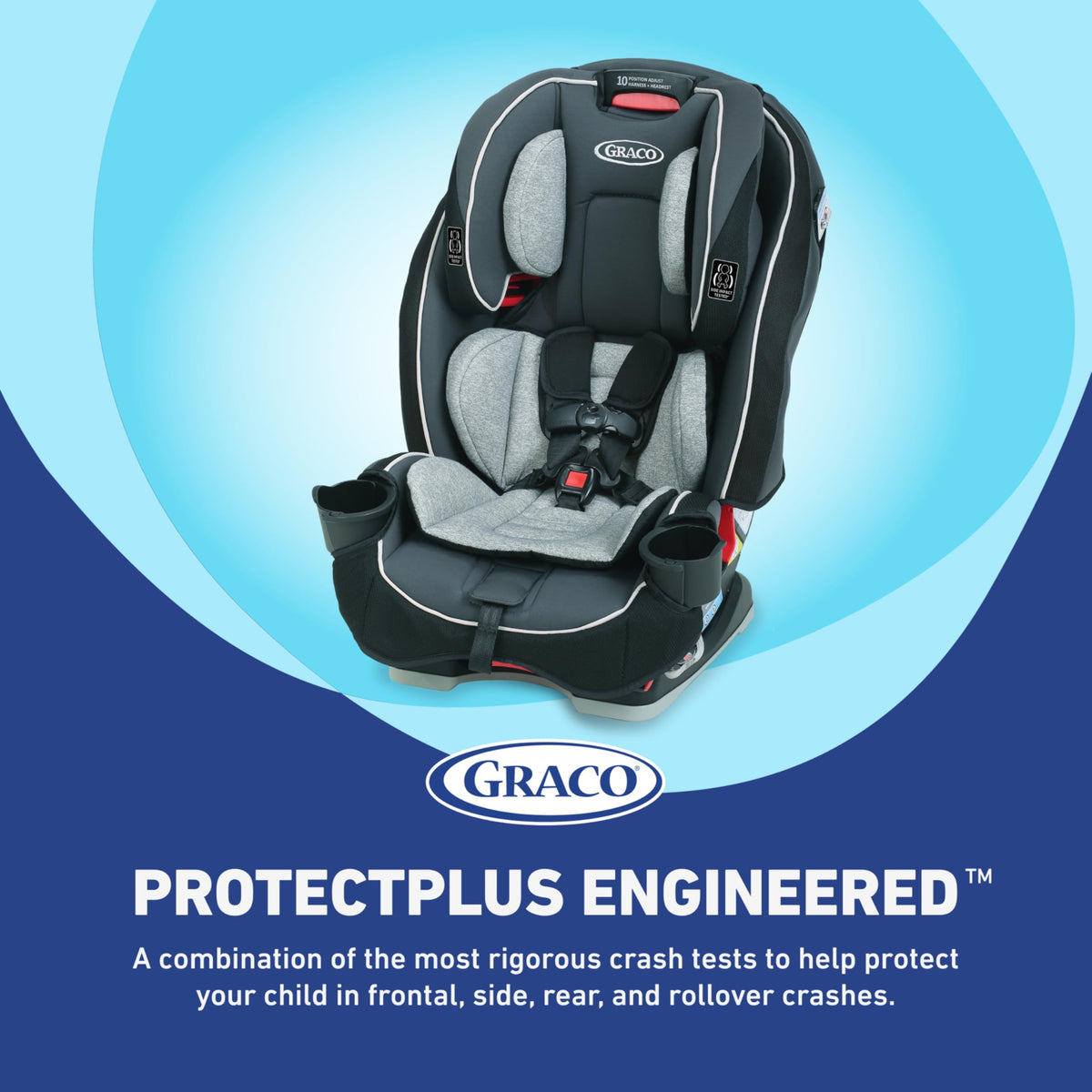 Graco Slimfit 3 in 1 Convertible Car Seat Slim & Comfy Design Saves Space in Your Back Seat, Redmond