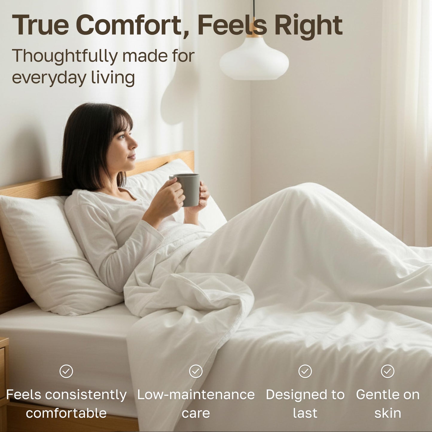 California Design Den 6 Pc King Size Sheet Set with 4 Pillowcases - Soft 400 Thread Count 100% Cotton Sheets, Sateen, Deep Pockets with All Around Elastic, Durable Bedding Set - White