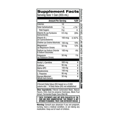 Jocko GO Energy Drink (Afterburner Orange) - KETO, Vitamin B12, Vitamin B6, Electrolytes, L Theanine, Magnesium- Energy Boost, Sugar Free Nootropic Monk Fruit Blend - 12 Pack