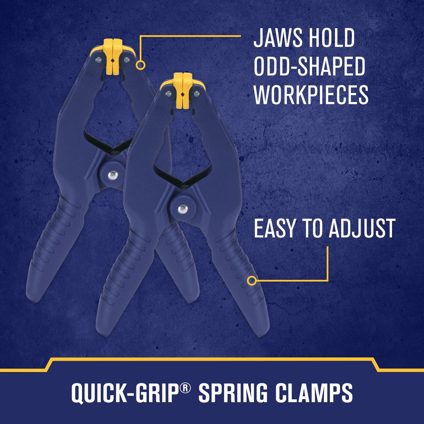 IRWIN QUICK-GRIP Clamps for Woodworking, Quick Release Triggers, 6 Inch, 8 Piece Set (IRHT83220)