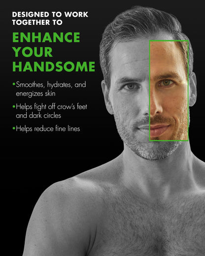 Tiege Hanley Men’s Skin Care Set, Anti-Aging Routine (System Level 3) – Face Wash, Scrub, Moisturizer, Eye Cream & Serum for Wrinkle Defense, Firm Skin & Long-Term Anti-Aging Protection
