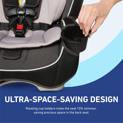 Graco Slimfit 3 in 1 Convertible Car Seat Slim & Comfy Design Saves Space in Your Back Seat, Redmond