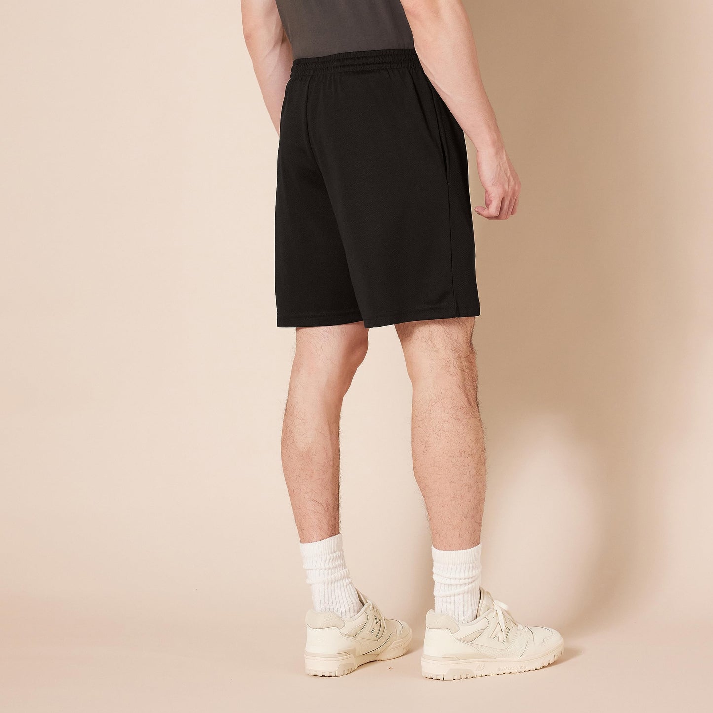 Amazon Essentials Men's Performance Tech Loose-Fit Shorts (Available in Big & Tall), Pack of 2, Black, Large