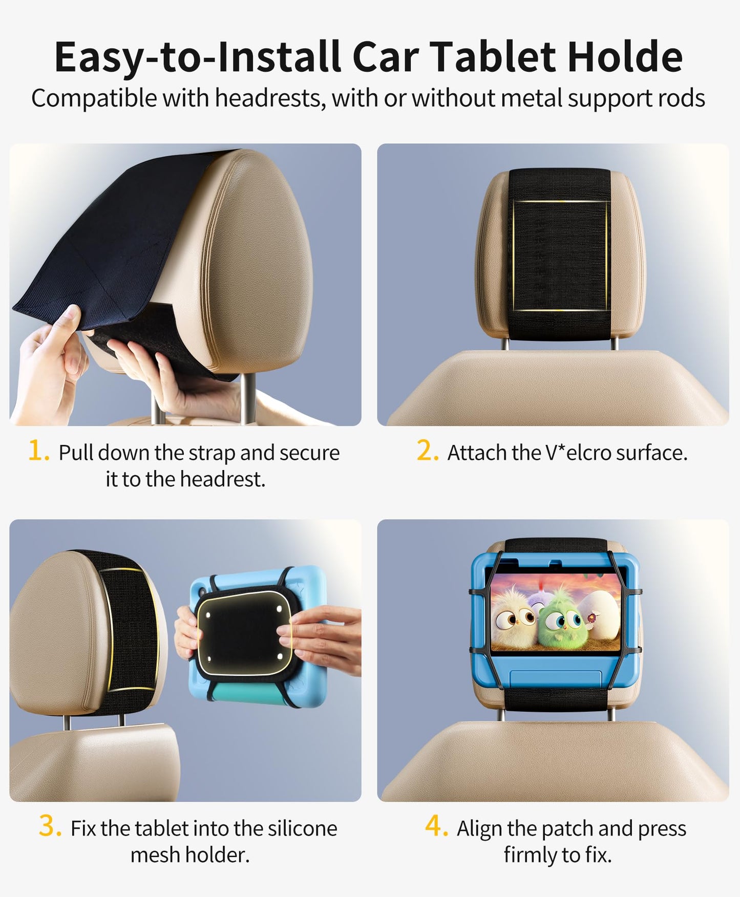 FANGOR 2 Pack Tablet Holder for car