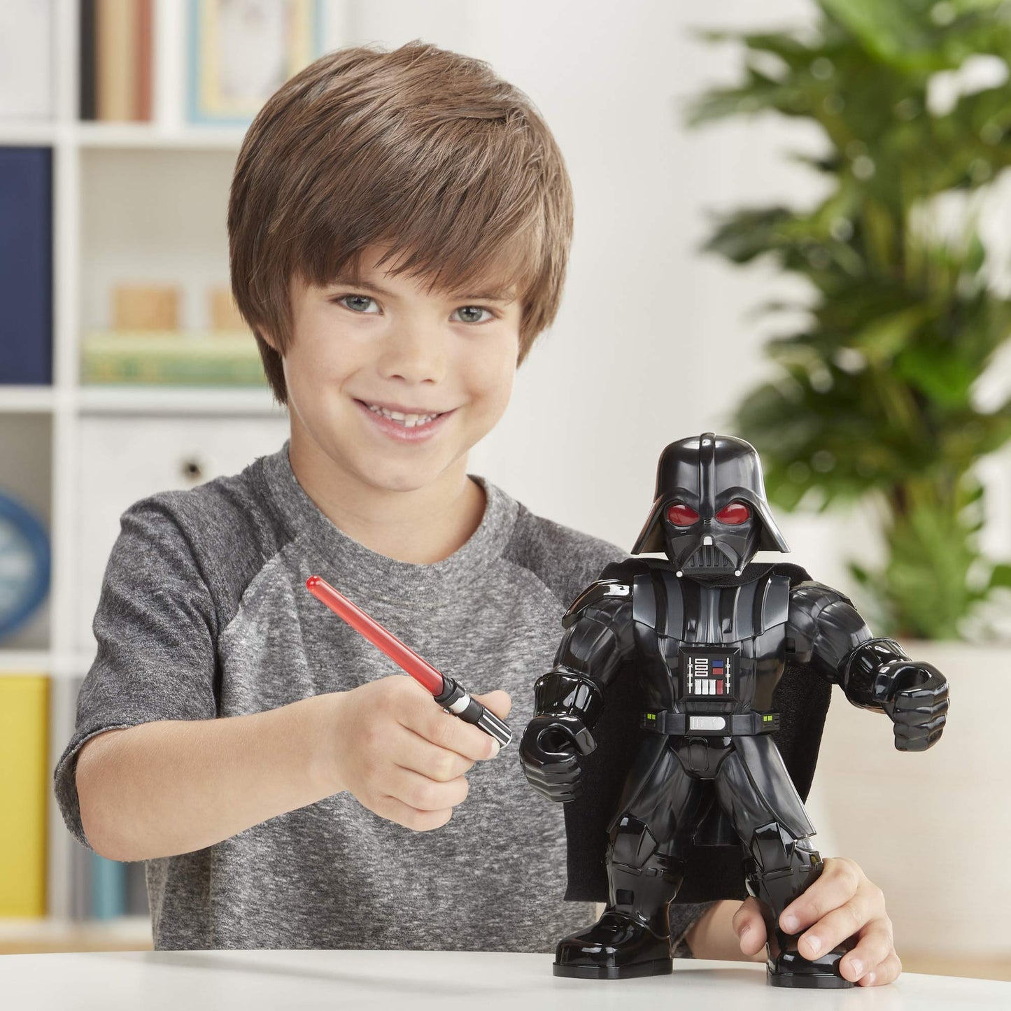 STAR WARS Galactic Heroes Mega Mighties 3-Pack -- Stormtrooper, Darth Vader, and Chewbacca 10-Inch Action Figures, Kids Ages 3 and Up (Amazon Exclusive)